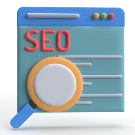 Seo  3D Icon