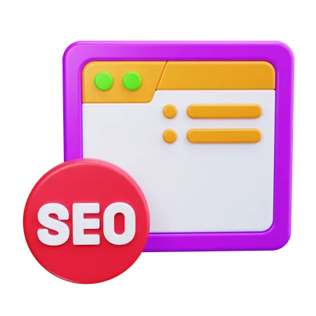 Seo  3D Icon