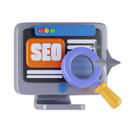 SEO  3D Icon