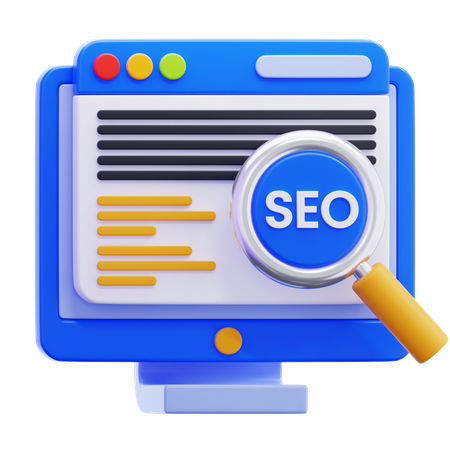 SEO  3D Icon