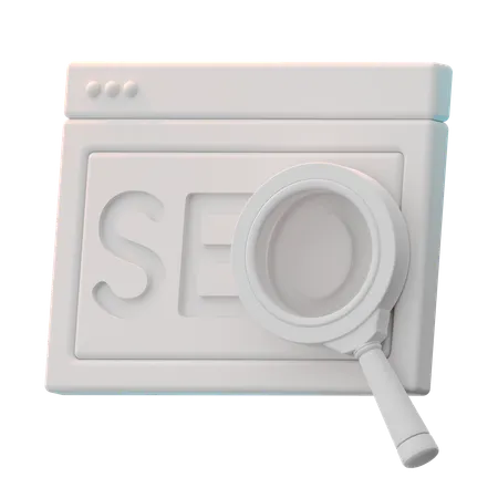 SEO  3D Icon