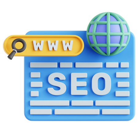Seo  3D Icon