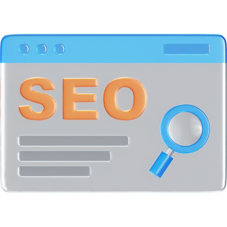 SEO  3D Icon