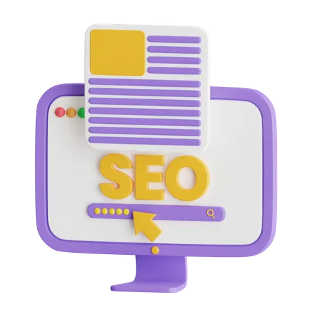 Seo  3D Icon