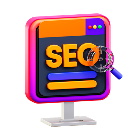 Seo  3D Illustration