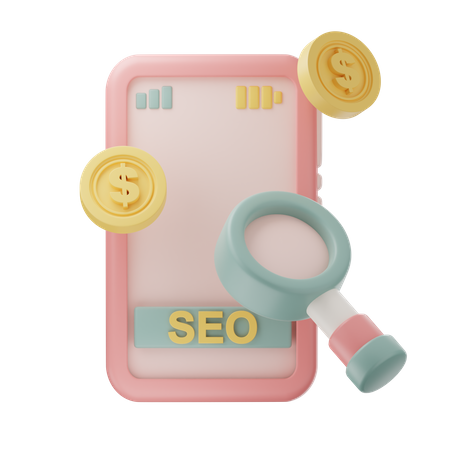 SEO  3D Illustration