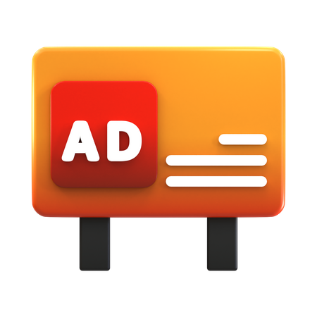 Seo Ads  3D Icon