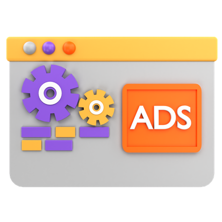 Seo Ads  3D Icon