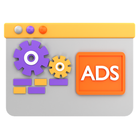 Seo Ads  3D Icon