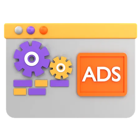Seo Ads  3D Icon