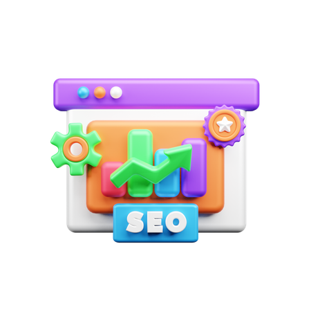 Análise SEO  3D Icon