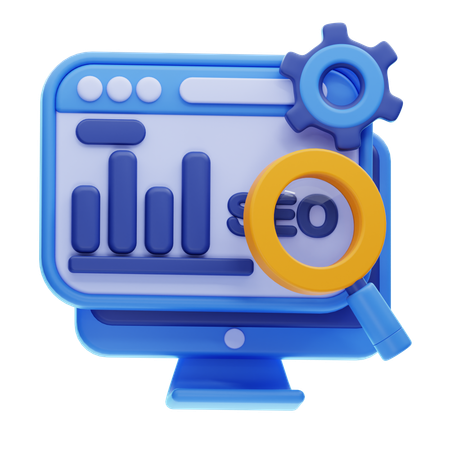 Análise de SEO  3D Icon