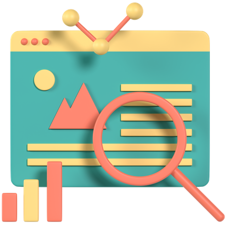 SEO-Analyse  3D Icon