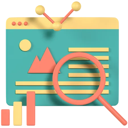 SEO-Analyse  3D Icon