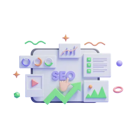 Seo Analysis  3D Icon
