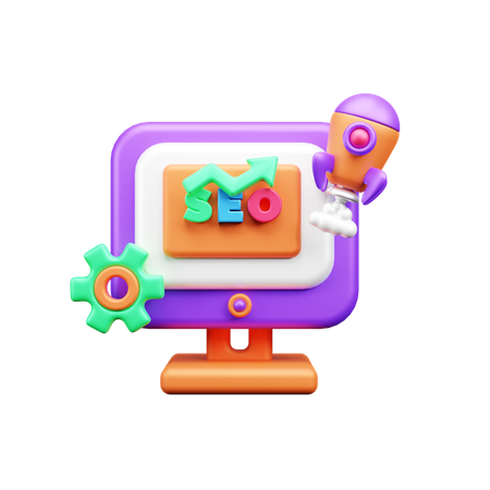 SEO 분석  3D Icon