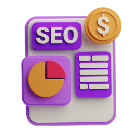 Seo Analysis  3D Icon