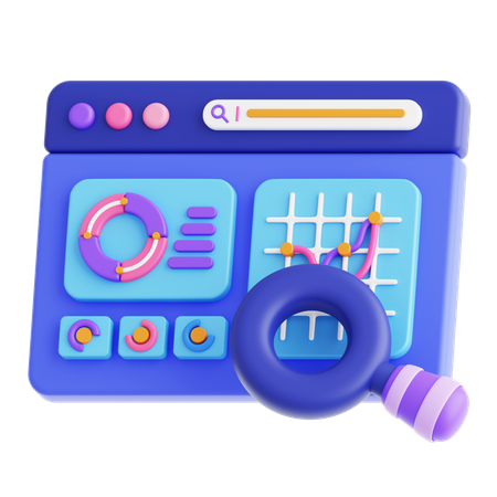 SEO Analysis  3D Icon