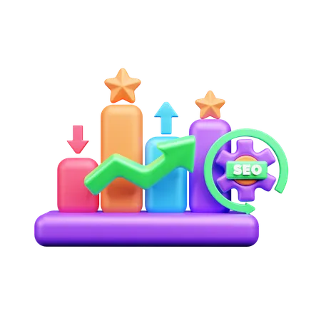 Seo Analysis  3D Icon