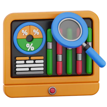 Seo Analysis  3D Icon