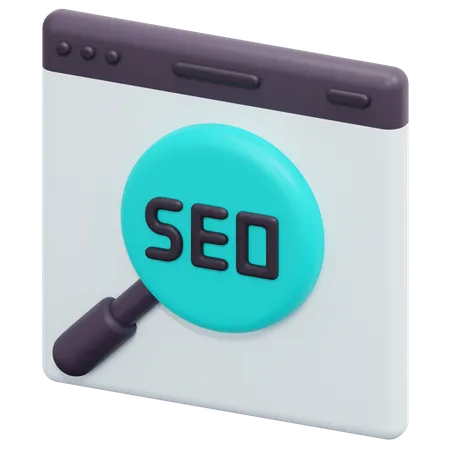 Seo Analysis  3D Icon