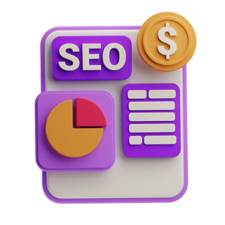 Seo Analysis  3D Icon