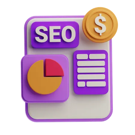 Seo Analysis  3D Icon
