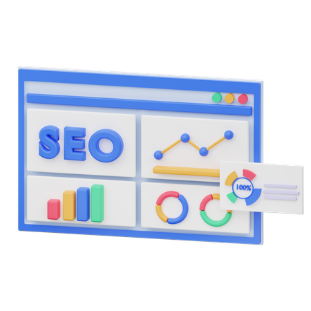 Seo Analysis  3D Illustration