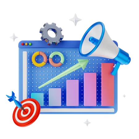 Seo Analysis  3D Illustration