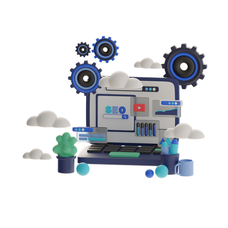 Seo Analytics  3D Icon