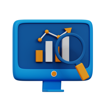 Seo Analytics  3D Icon