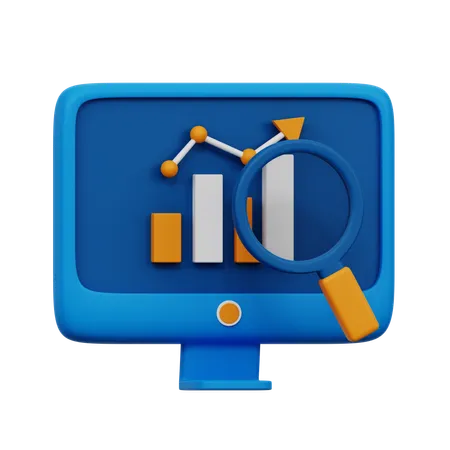 Seo Analytics  3D Icon