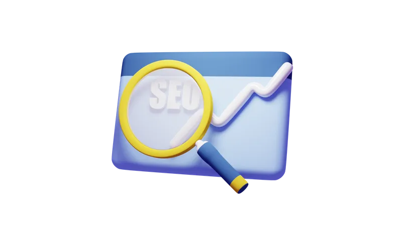 Seo Analytics  3D Icon