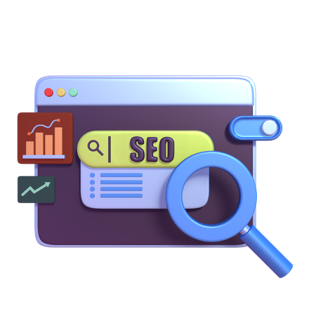 Seo Analyzer  3D Icon