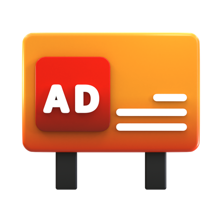 Diese Werbung  3D Icon