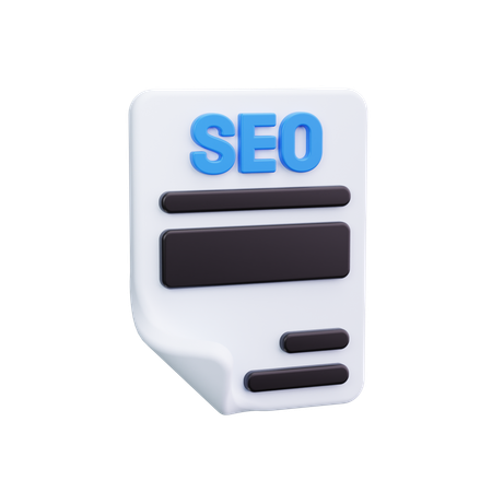 Arquivo seo  3D Icon