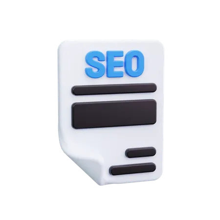 Arquivo seo  3D Icon