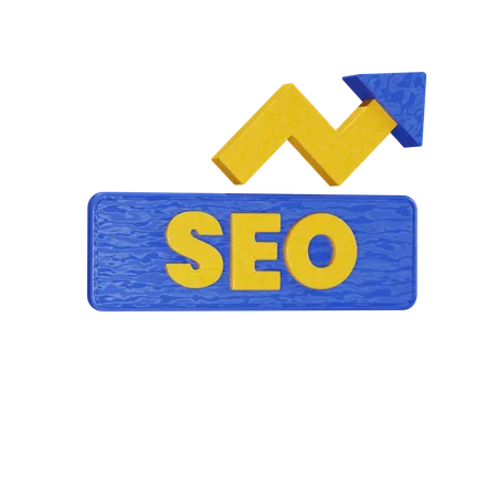 SEO矢印  3D Icon