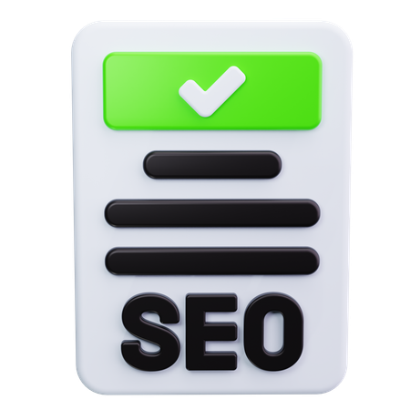 Seo Audit  3D Icon