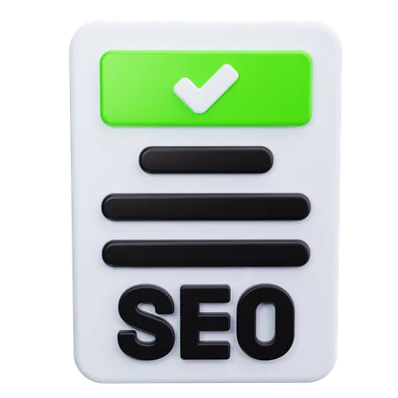 Seo Audit  3D Icon