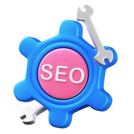 SEO Configuration  3D Icon