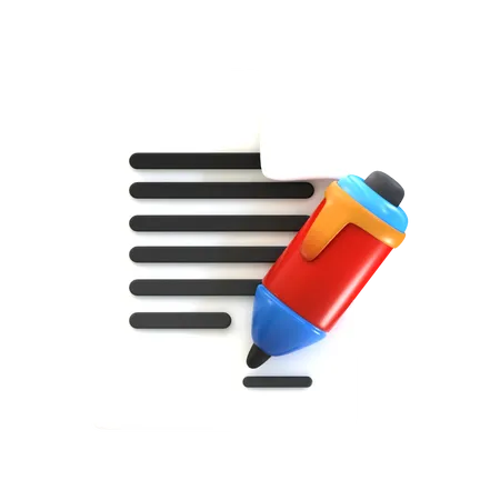 Contrato de SEO  3D Icon