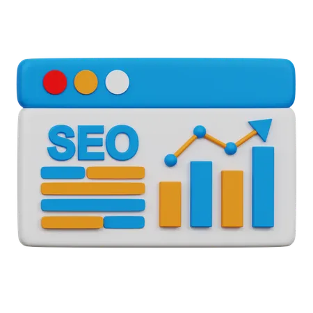 Crescimento de SEO  3D Icon