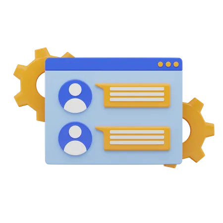 Seo Customer Service  3D Icon