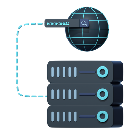 Seo Database  3D Icon