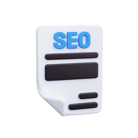 SEO-Datei  3D Icon