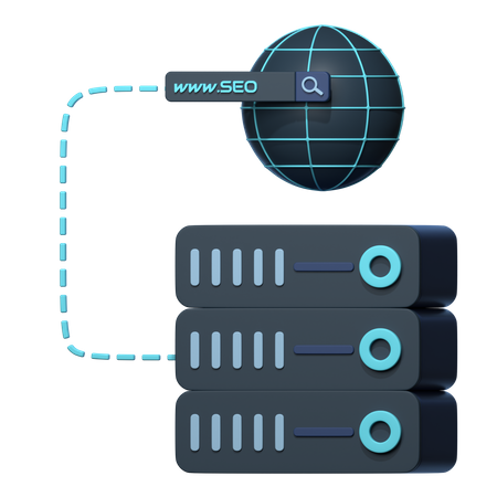 SEO-Datenbank  3D Icon