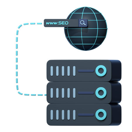 SEO-Datenbank  3D Icon