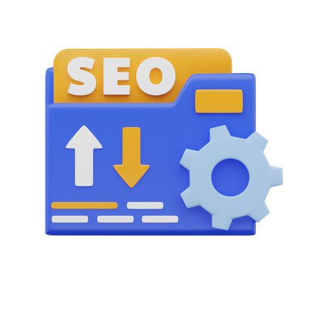 SEO-Datenmanagement  3D Icon