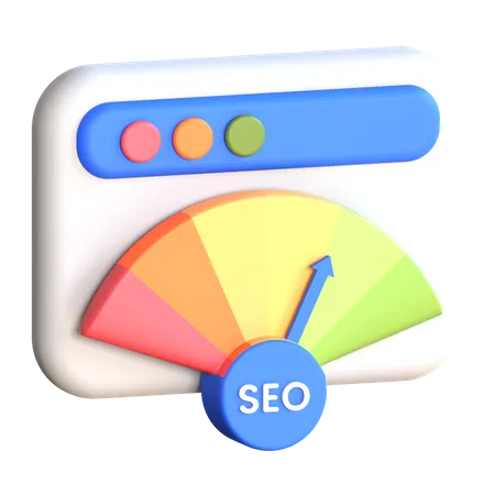 Desempenho de SEO  3D Icon